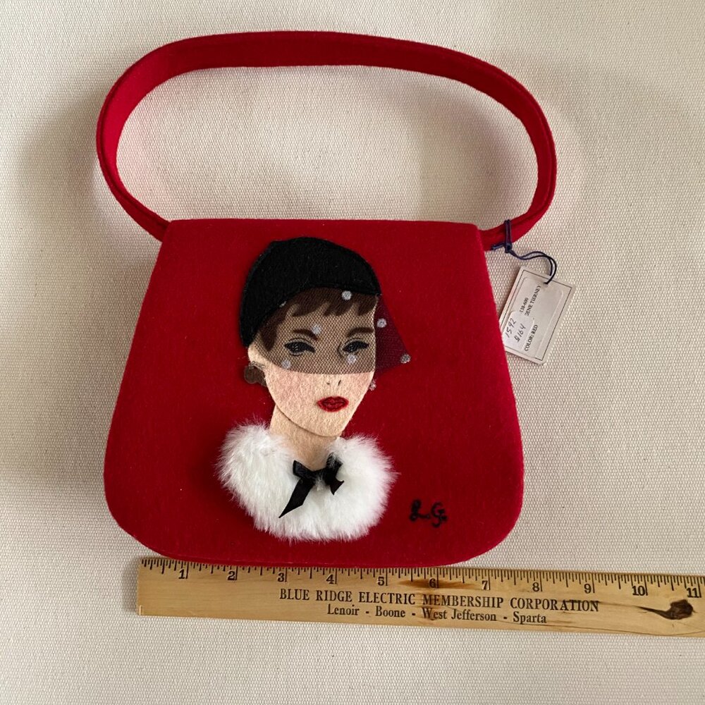 Lulu Guinness Gene Tierney Red Bag